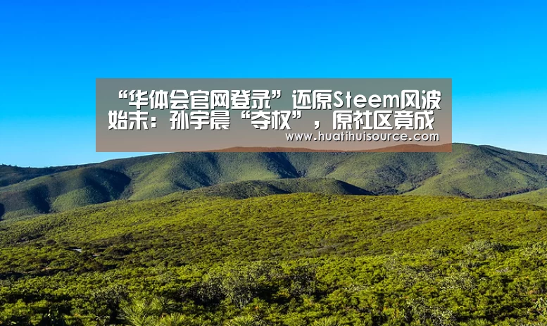 “华体会官网登录”还原Steem风波始末:孙宇晨“夺权”,原社区竟成“黑客”(图3) 华体会官网登录